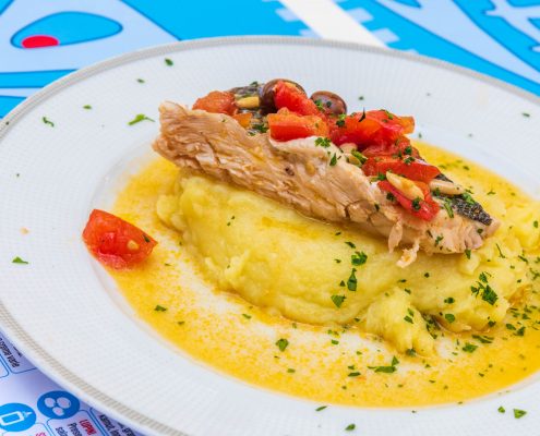 Fresh fish specialties in Umbria