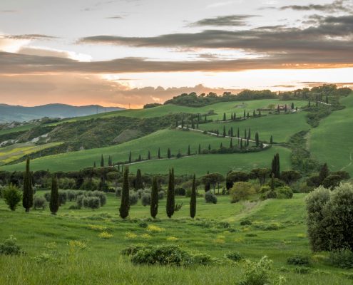 Orcia Valley UNESCO World Heritage Site, Southern Tuscany, Italy